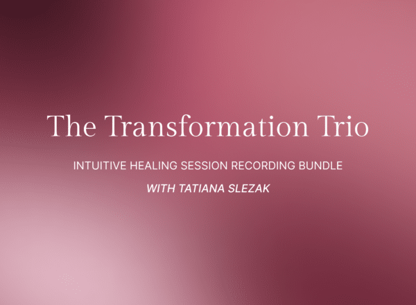 The Transformation Trio BUNDLE